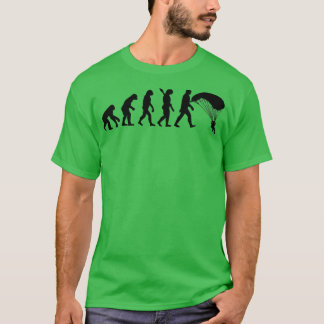 T-shirt Evolution des hommes Skydiver