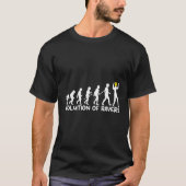 T-shirt Evolution Des Ravers 90'S Rave Edm House Techno Sm (Devant)