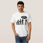 T-shirt Évolution des robots (Devant entier)