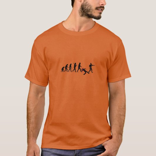 T-shirt Évolution des zombies (Devant)