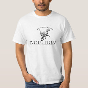 T-shirt Evolution Dinosaure T Rex
