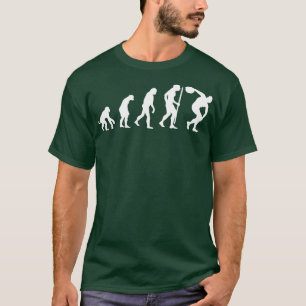 T-shirt Evolution discus lancer Discobolus discus lanceur
