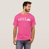 T-shirt Évolution drôle de moto (Devant entier)