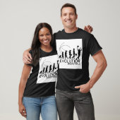 T-shirt Évolution Du Basket-Ball (Unisexe)