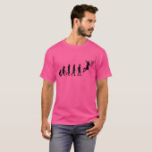 T-shirt Évolution du basket-ball (Devant entier)