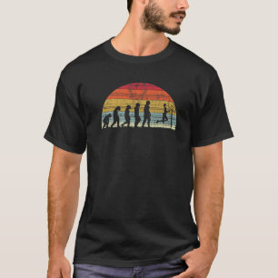 T-shirt Évolution du basket-ball Évolution de l'homme Bask