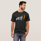T-shirt Évolution du basket-ball pour hommes (Devant entier)