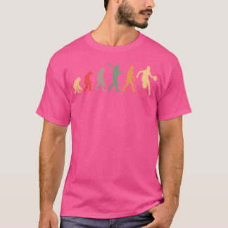 T-shirt Évolution du basket-ball Vintage