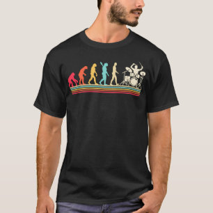 T-shirt Évolution du batteur