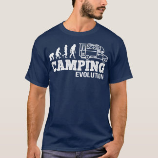 T-shirt Evolution du Camping I Funny Camper cadeau