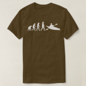 T-shirt Évolution du canoë-kayak (Design devant)