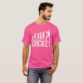 T-shirt Évolution Du Cricket (Devant entier)