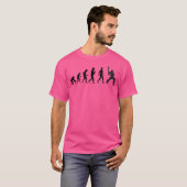 T-shirt Évolution Du Cricket Drôle Histoire Du Cricket (Devant entier)