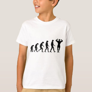T-shirt Évolution du culturisme