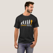 T-shirt évolution du culturisme culturiste (Devant entier)