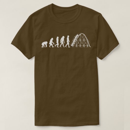 T-shirt Évolution du dessous de verre à rouleaux (Design devant)