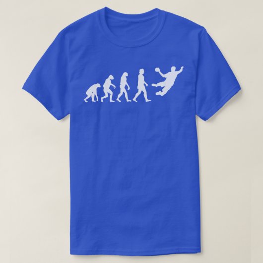 T-shirt Évolution du handball (Design devant)