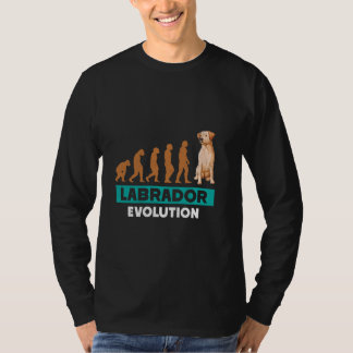 T-shirt ÉVOLUTION DU LABRADOR Labrador Retriever Drôle Chi