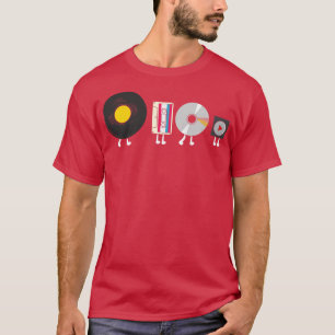 T-shirt Évolution du lecteur audio