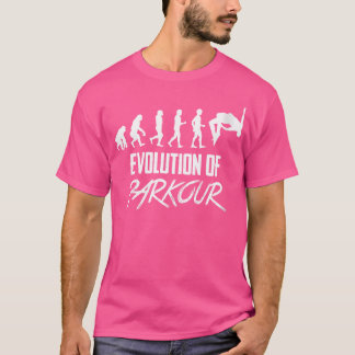 T-shirt Évolution du Parkour Féminin