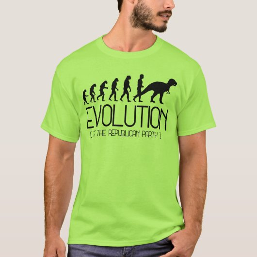 T-SHIRT ÉVOLUTION DU PARTI RÉPUBLICAIN (Devant)