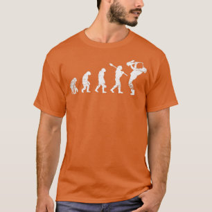 T-shirt Évolution du saxophone