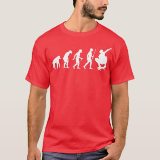 T-shirt évolution du skateboard