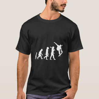 T-shirt Évolution du skateboard Skateboard