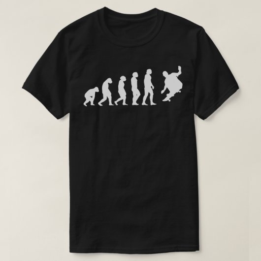 T-shirt Évolution du ski de fond (Design devant)