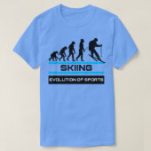 T-shirt Évolution du ski sportif (Design devant)