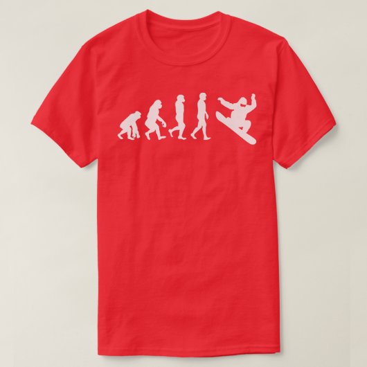 T-shirt Évolution du snowboard Funny Snow Boaring Epert W (Design devant)