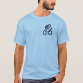 T-shirt Evolution du vélo (voir à l'arrière) (Devant)