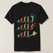 T-shirt Évolution du volley-ball 7 (Design devant)