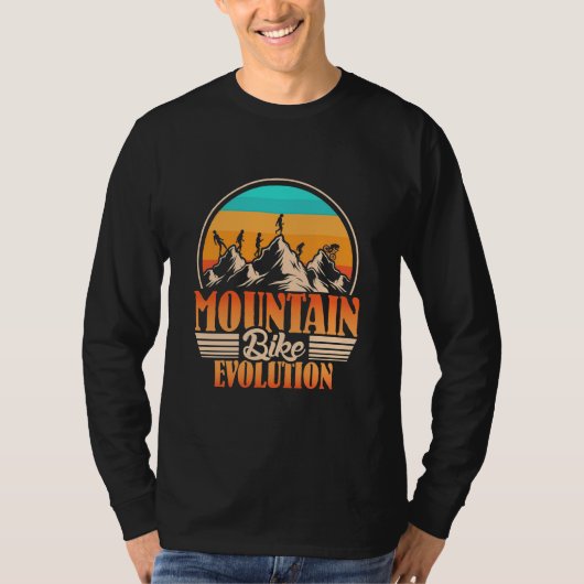 T-shirt Évolution du VTT (Devant)