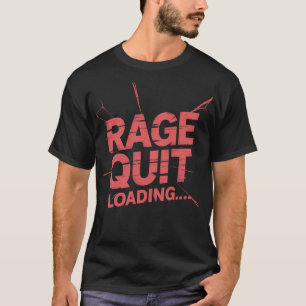 T-shirt Évolution d'un joueur et abandon en colère - Gami