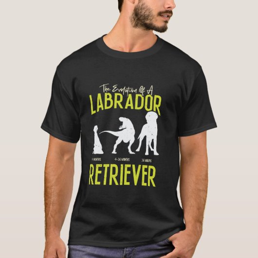 T-shirt ÉVOLUTION D'UN LABRADOR RETRIEVER Propriétaires La (Devant)