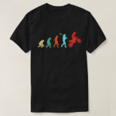 T-shirt Évolution D'Un Motocross (Design devant)
