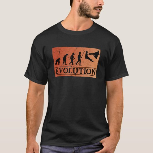T-shirt Évolution en Coup de Pied Volant (Devant)