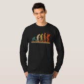 T-shirt Evolution Golf De Man Sport Retro Instructeur De G (Devant entier)
