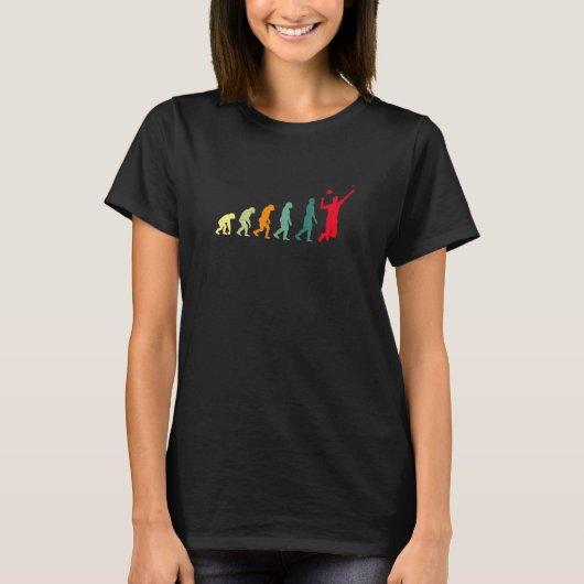T-shirt Evolution Graphique Badminton Joueur Shuttlecock S (Devant)