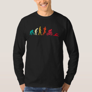 T-shirt Evolution Graphique Triathlon Courir Bikin de nata