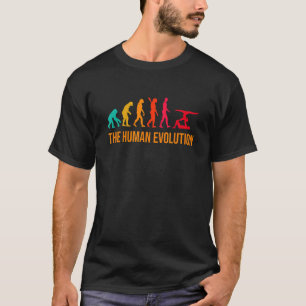 T-shirt Evolution Gymnaste Graphique Gymnaste Gymnastique