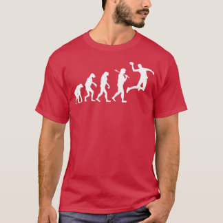 T-shirt Evolution Handball Handball Jeu de saut d'appelant