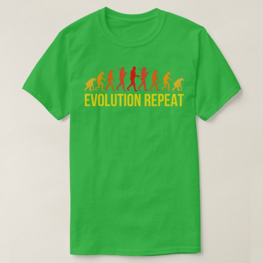 T-shirt évolution humaine 2 (Design devant)