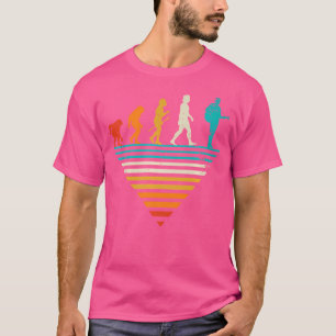 T-shirt Evolution humaine - Guitariste Vintage Acoustique