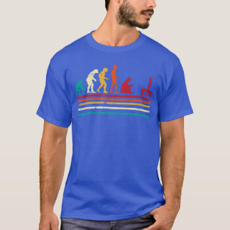 T-shirt Évolution humaine jeu vidéo jeu rétro gamer hommes