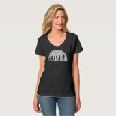 T-shirt Évolution Jogging Evolution De L'Homme Sports Rune (Devant entier)