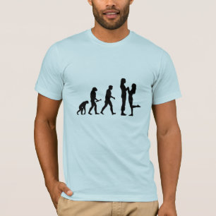 T-shirt Évolution lesbienne de mariage