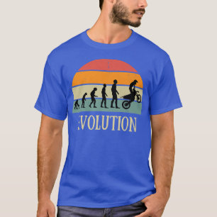 T-shirt Evolution motocross cadeau enduro humour moto cros