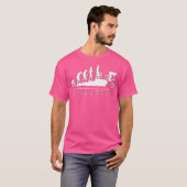 T-shirt Évolution Mtb (Blanc) (Devant entier)